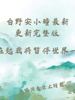 白野安小瞳最新更新完整版