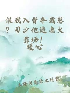 恨我入骨奪我崽？司少他追妻火葬場！